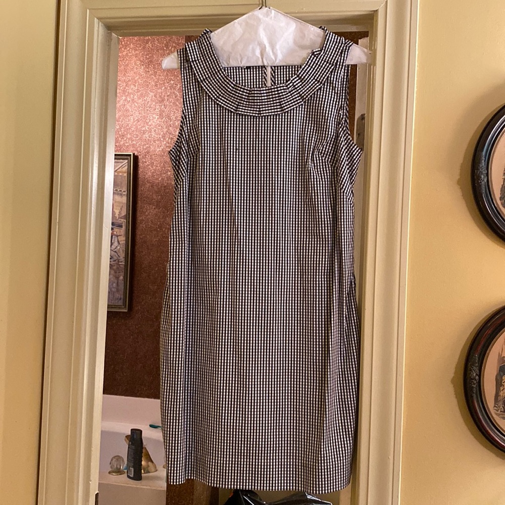 Talbots seersucker dress 14